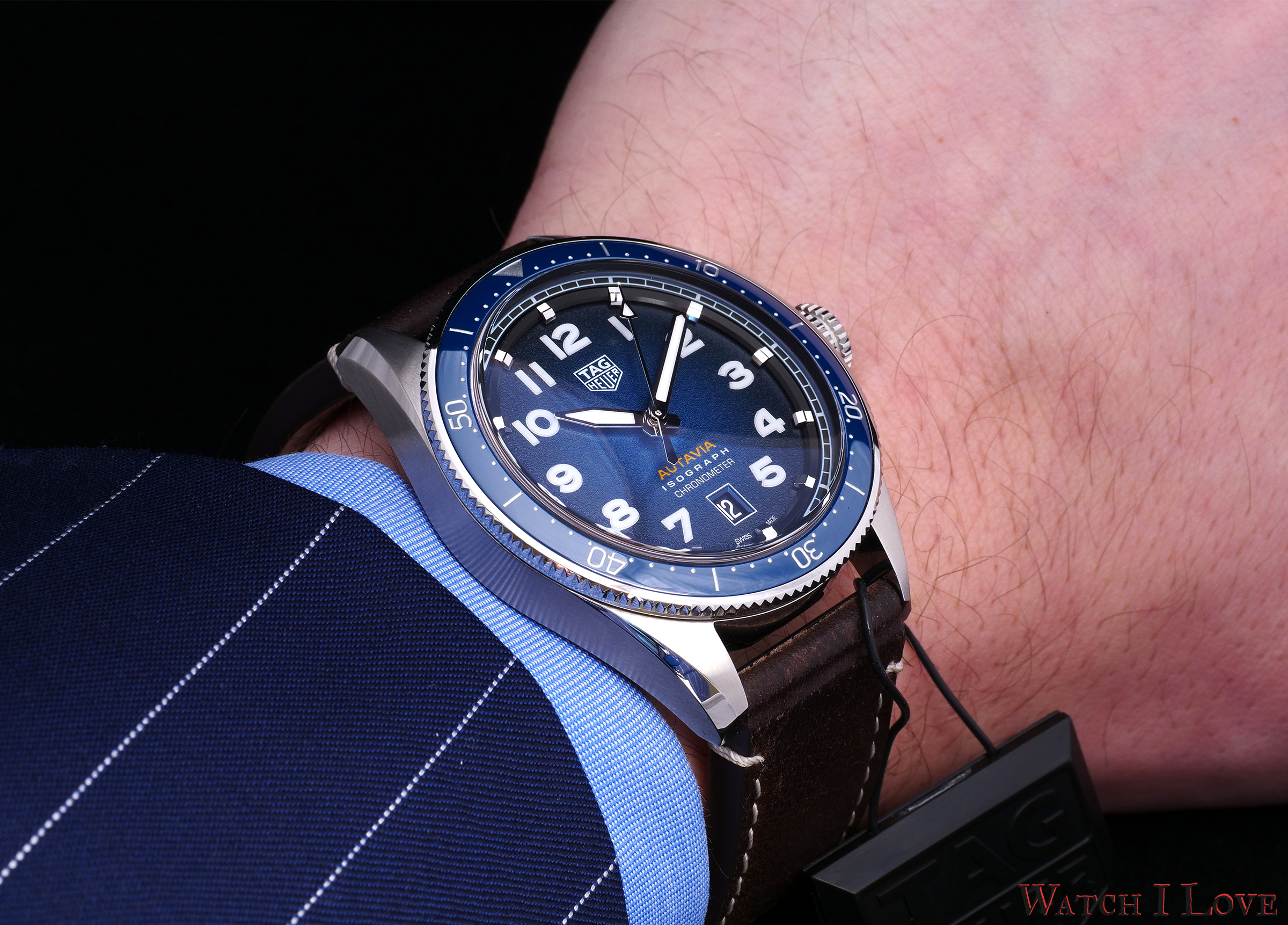 Autavia in colours TAG Heuer Autavia Isograph Hands on Review Watch I Love