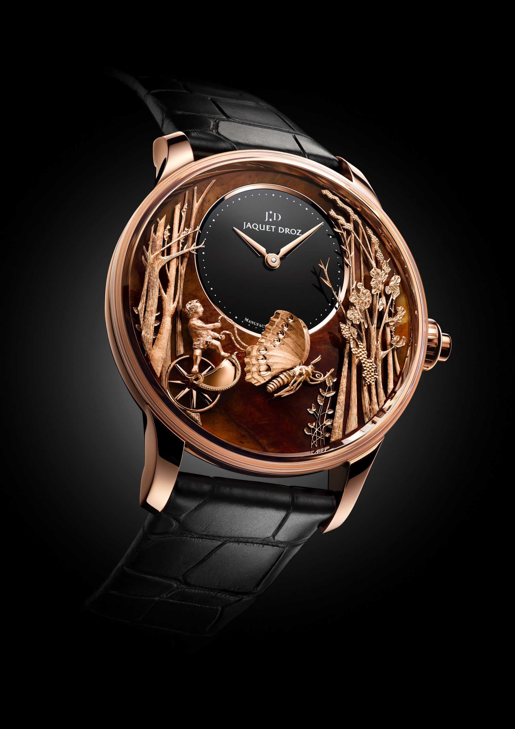 Jaquet Droz Loving Butterfly Automaton Jaquet Droz gives its Loving Butterfly a place in eternity Watch I Love