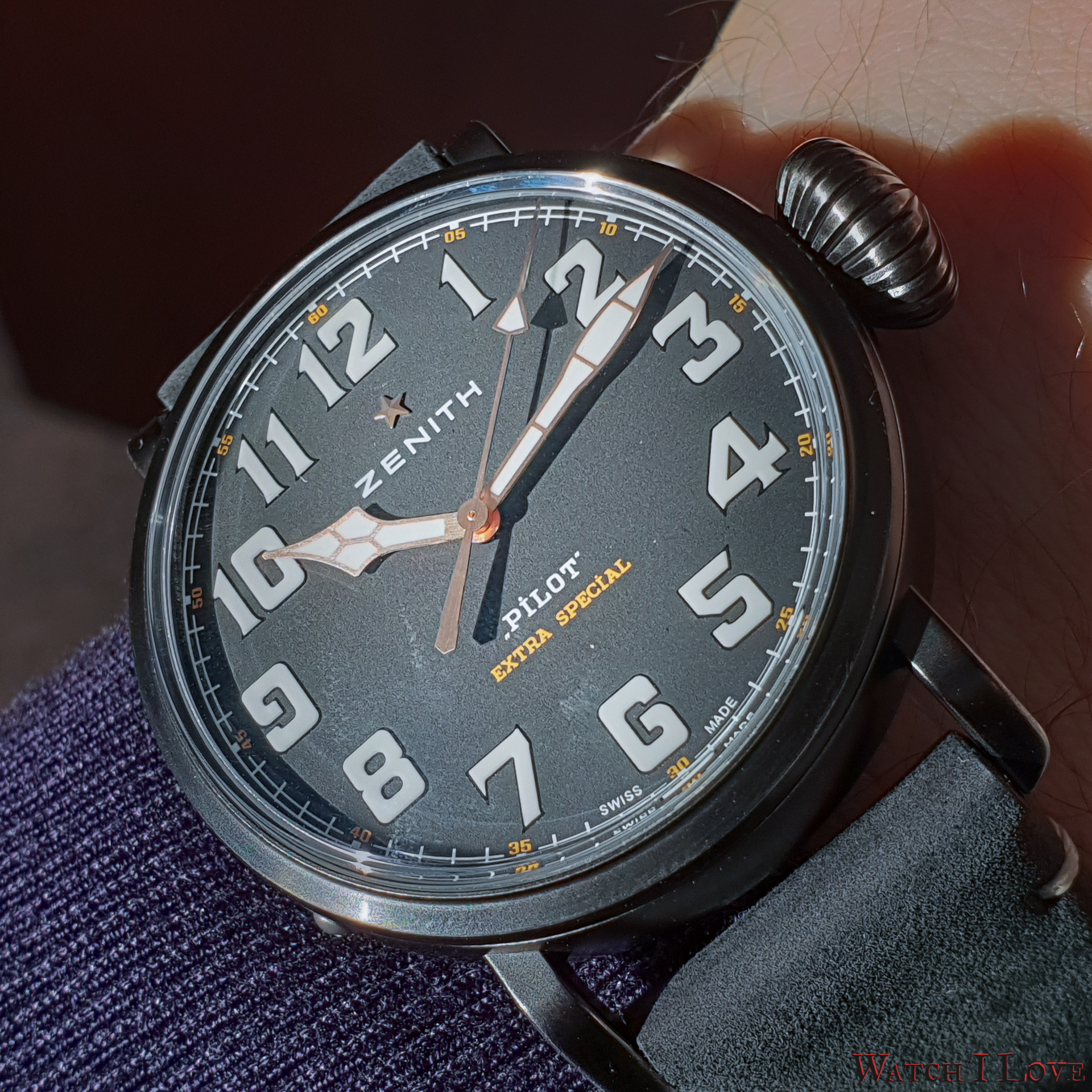 Review Zenith Pilot Type 20 Extra Special Blue and Ton Up Black Watch I Love