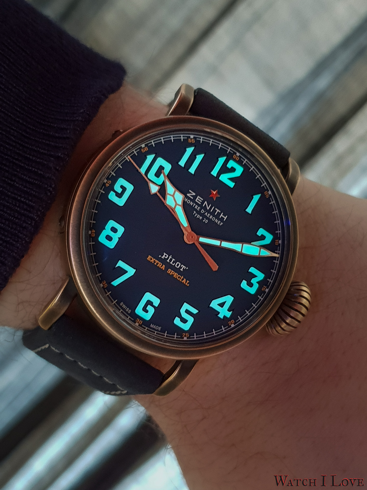 Review Zenith Pilot Type 20 Extra Special Blue and Ton Up Black Watch I Love