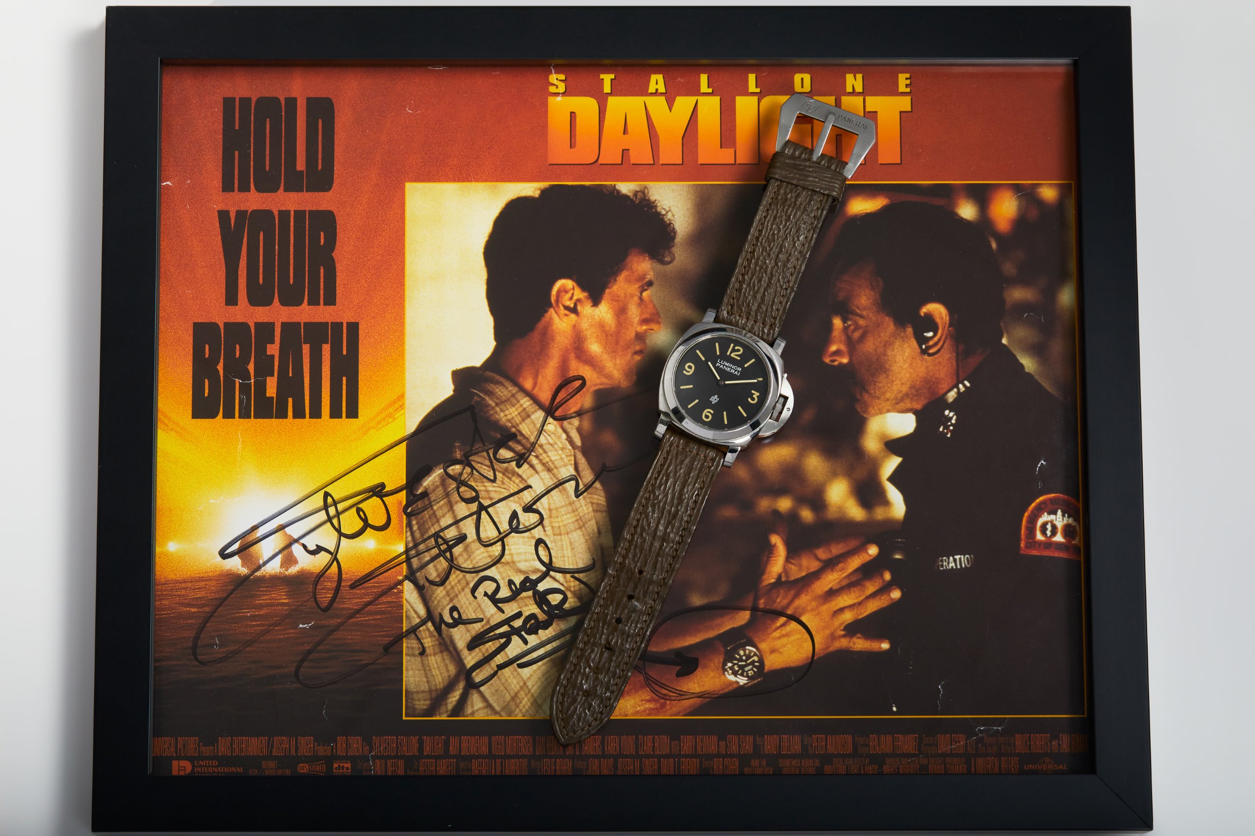 Panerai Luminor worn by Sylvester Stallone in film Daylight sells for 214 200 after less than 5 minutes of bidding Watch I Love