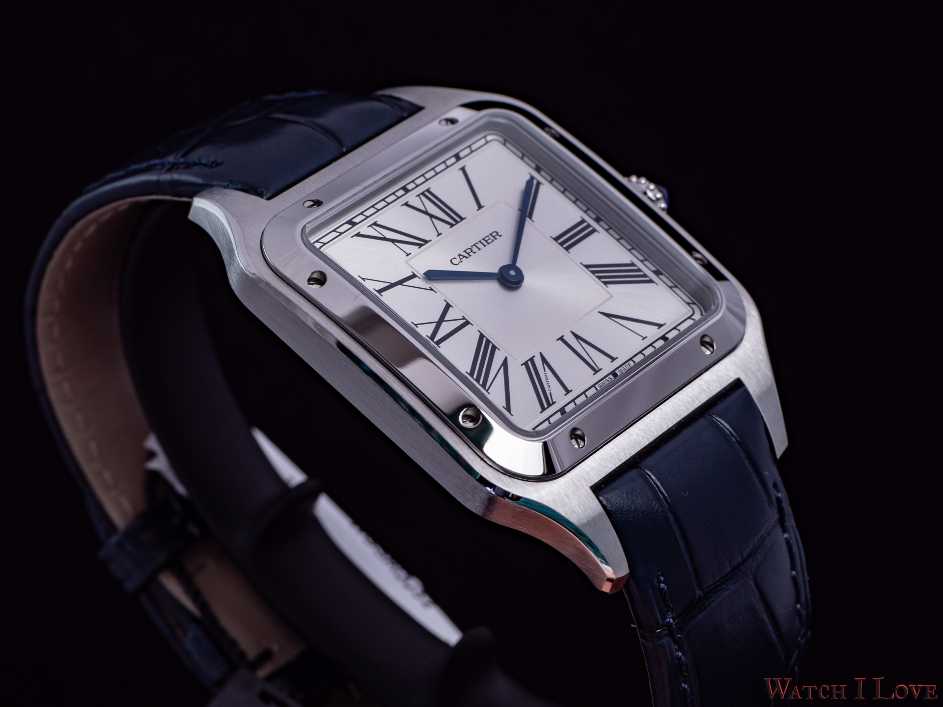 Review Cartier Santos Dumont XL Steel Mechanical Watch I Love