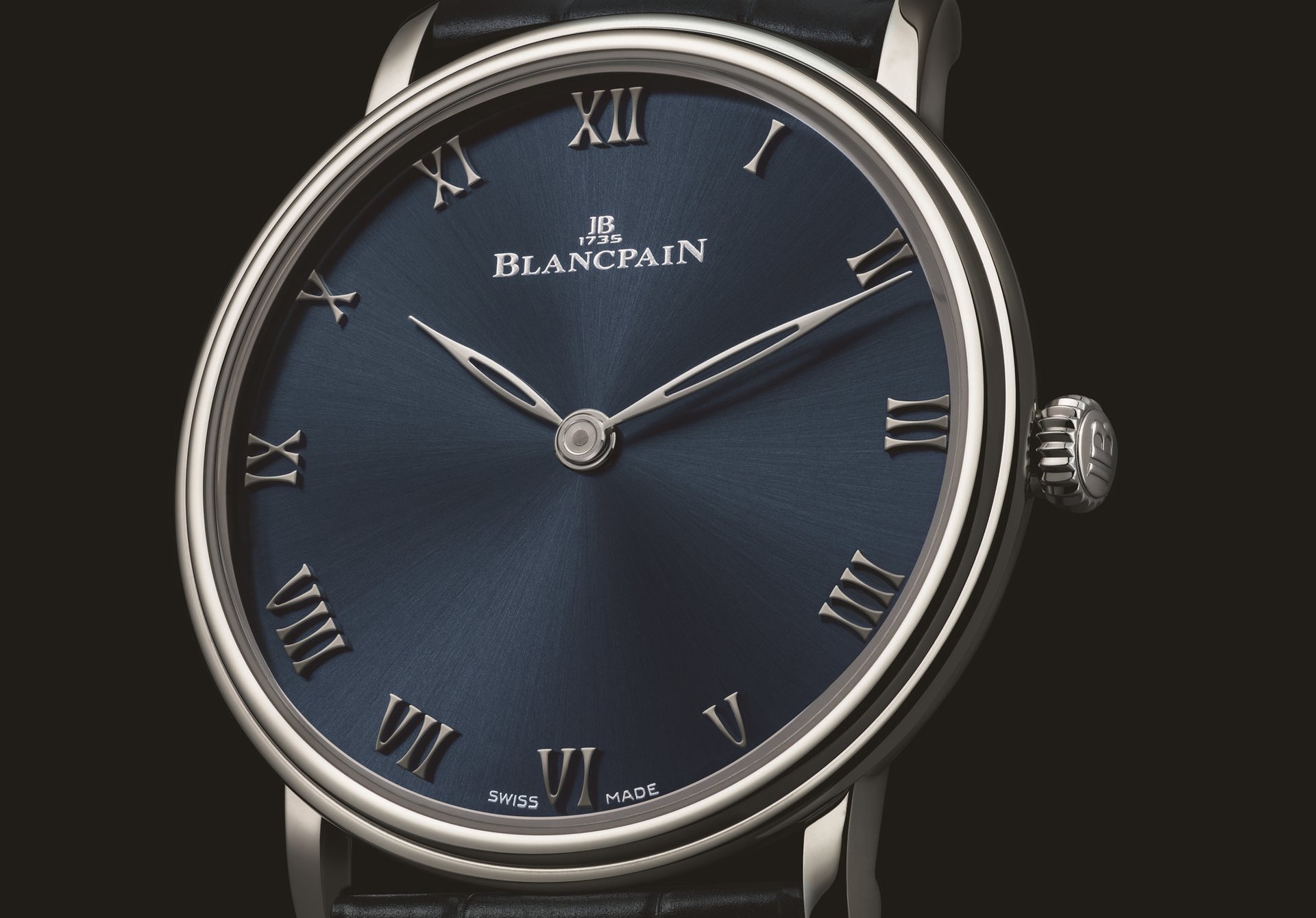 Blancpain enters the blue hour with the Villeret Ultraplate a