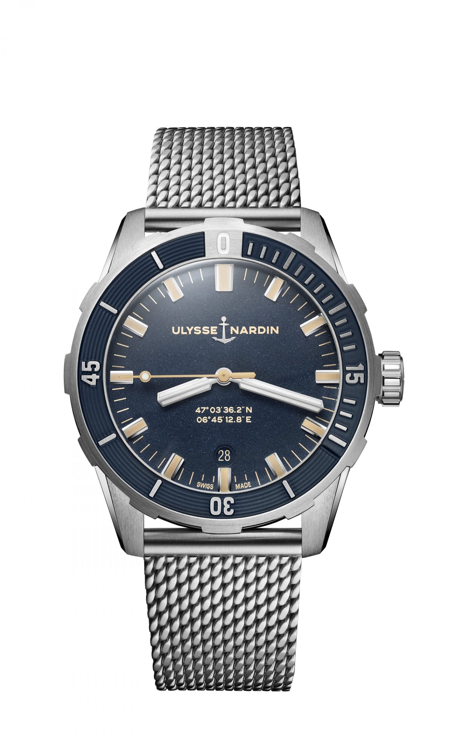 Ulysse nardin diver online blue shark