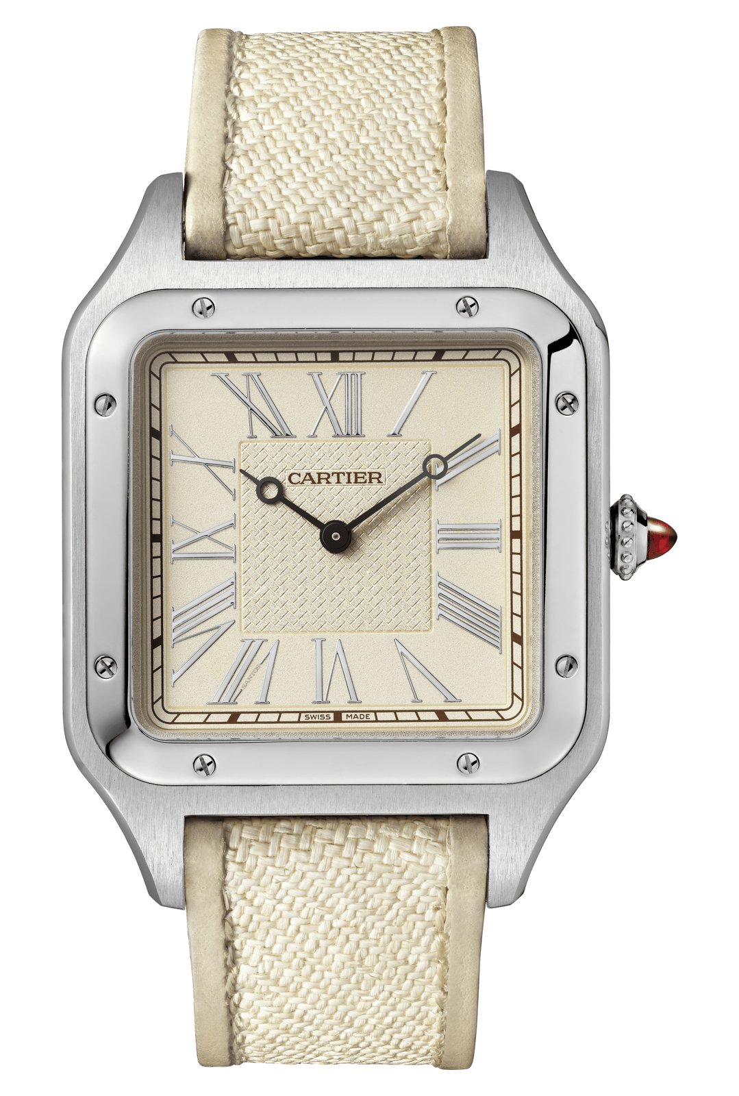 The engraved Cartier Santos-Dumont 