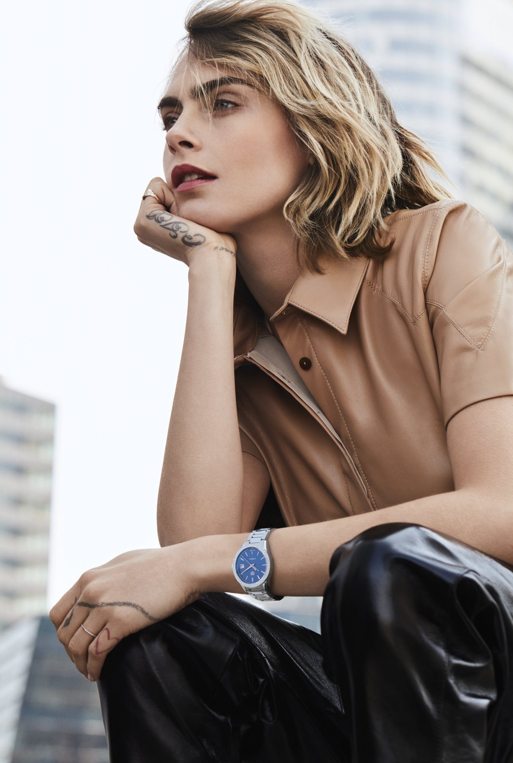 Tag heuer carrera cara delevingne sale