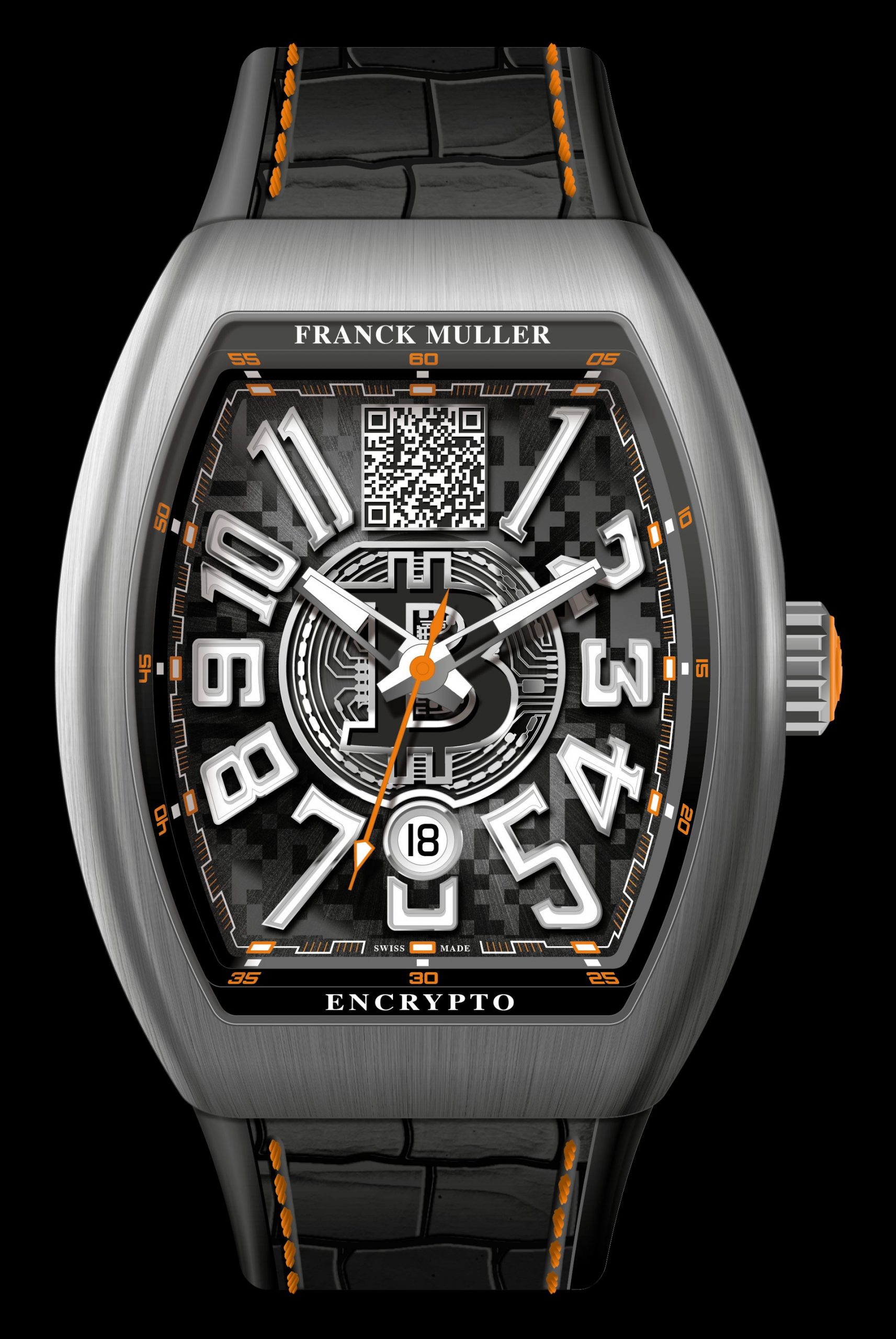 Franck Muller Centurion Gold Encrypto Watch I Love