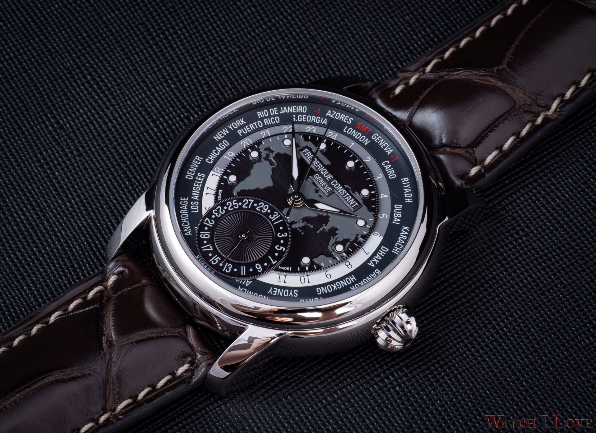 Frederique constant world online timer