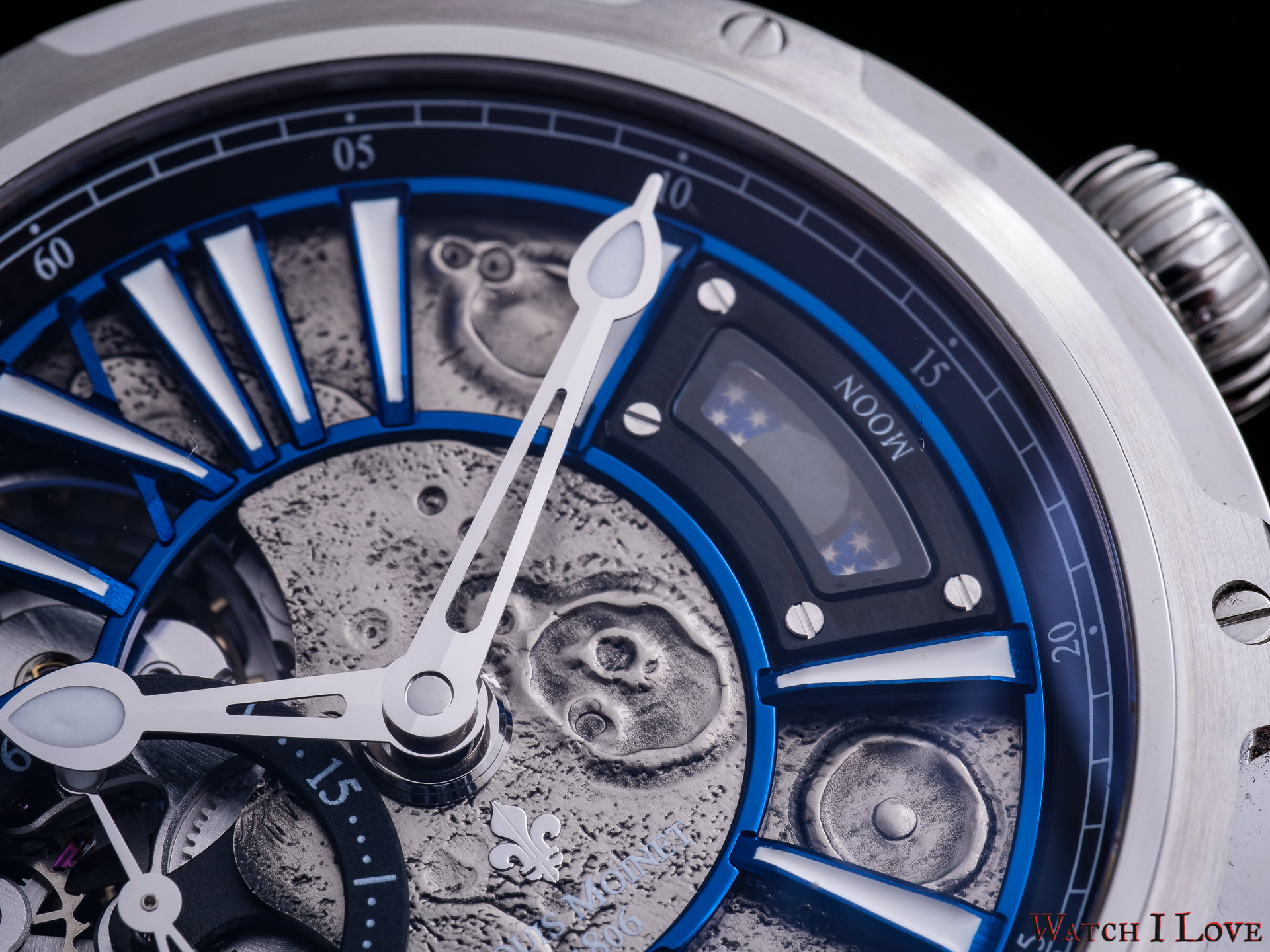 F】 The New Louis Moinet Jules Verne Tourbillon To The Moon