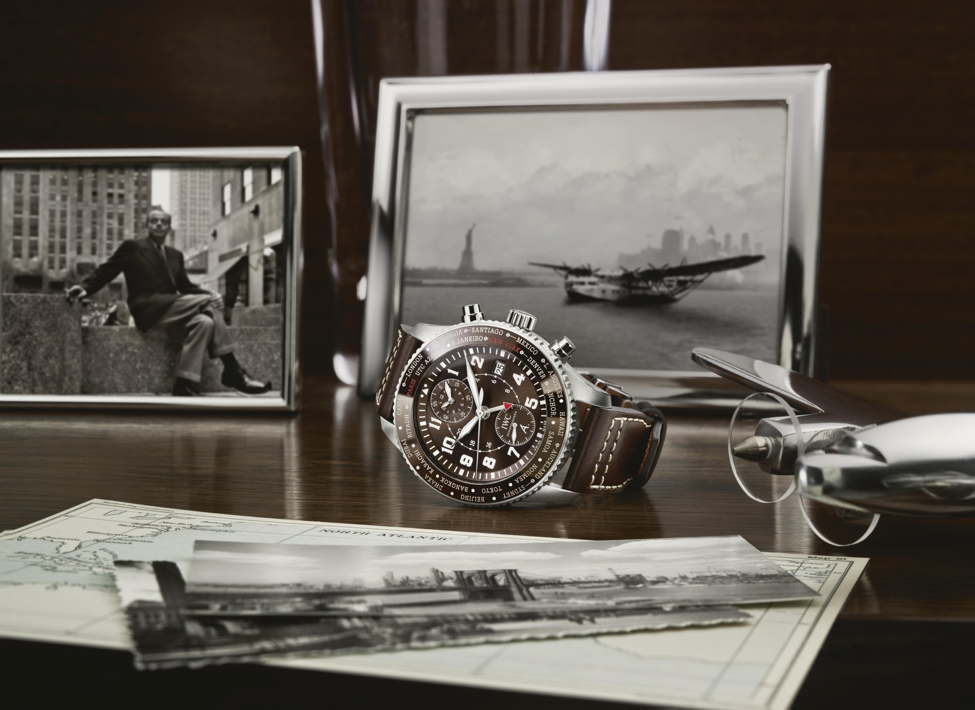 IWC Schaffhausen Pilot s Watch Timezoner Chronograph Edition 80