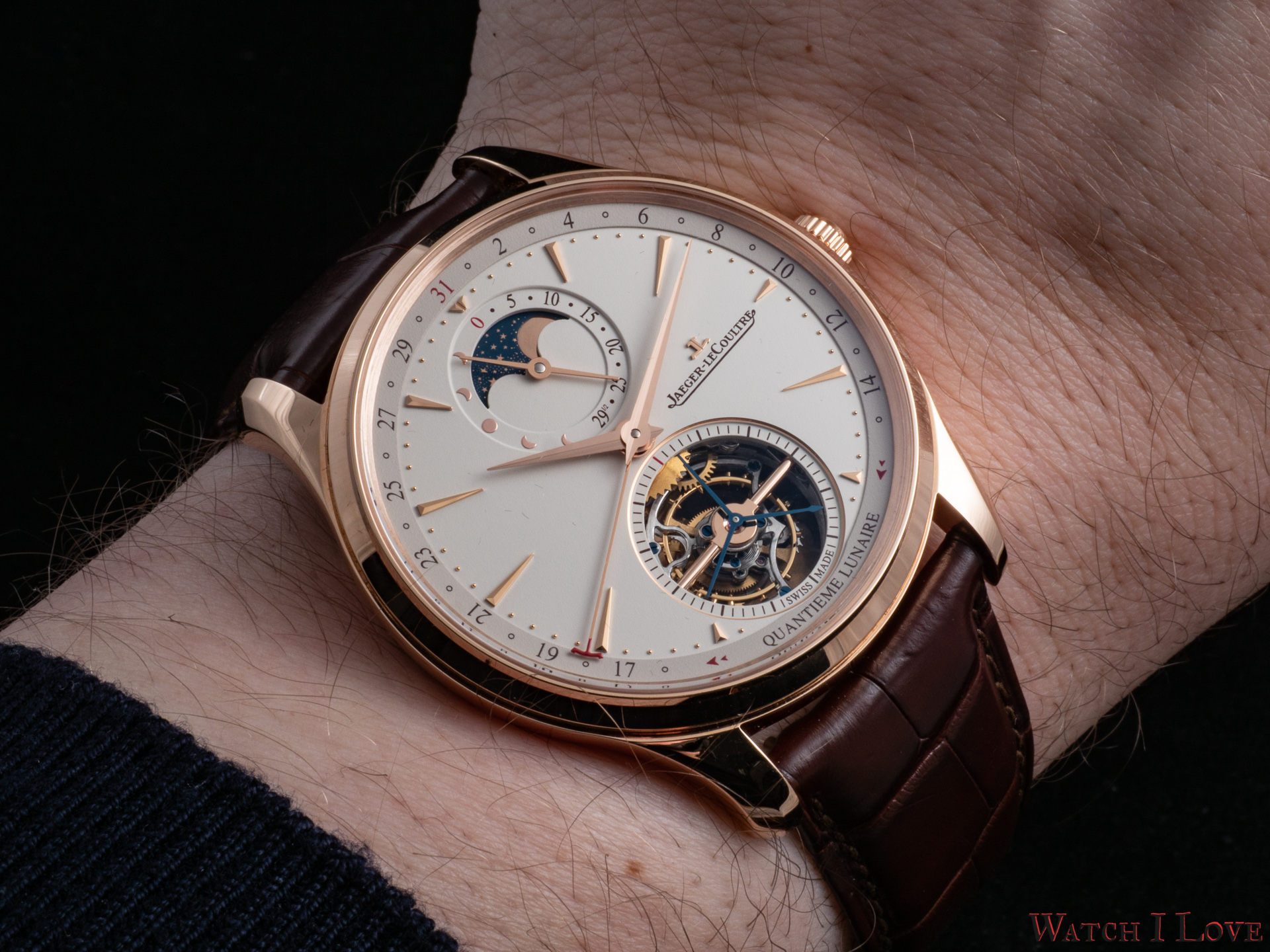 Hands on Jaeger LeCoultre Master Ultra Thin Tourbillon Moon