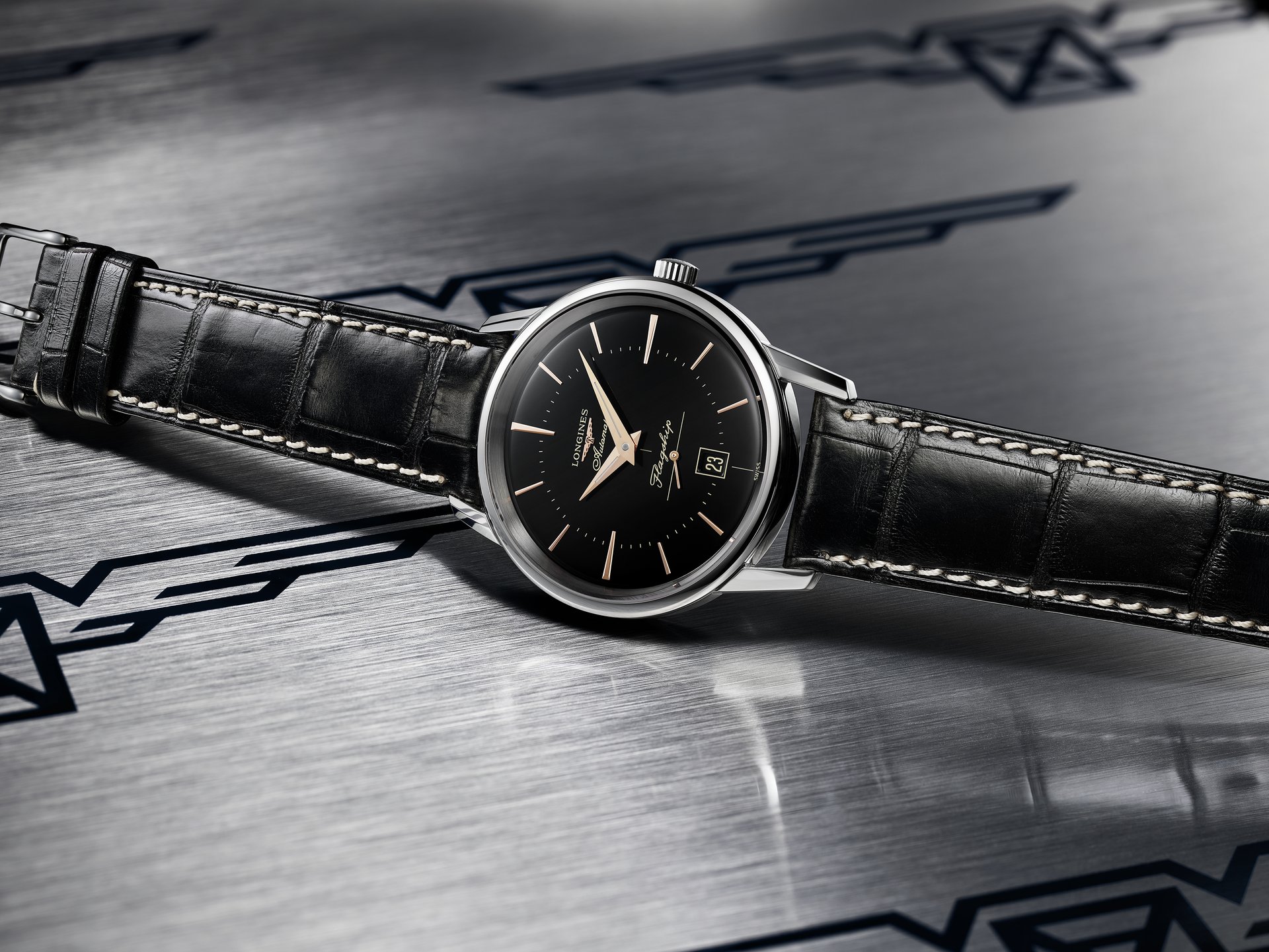 Elegant and timeless the Longines Flagship Heritage dares to go