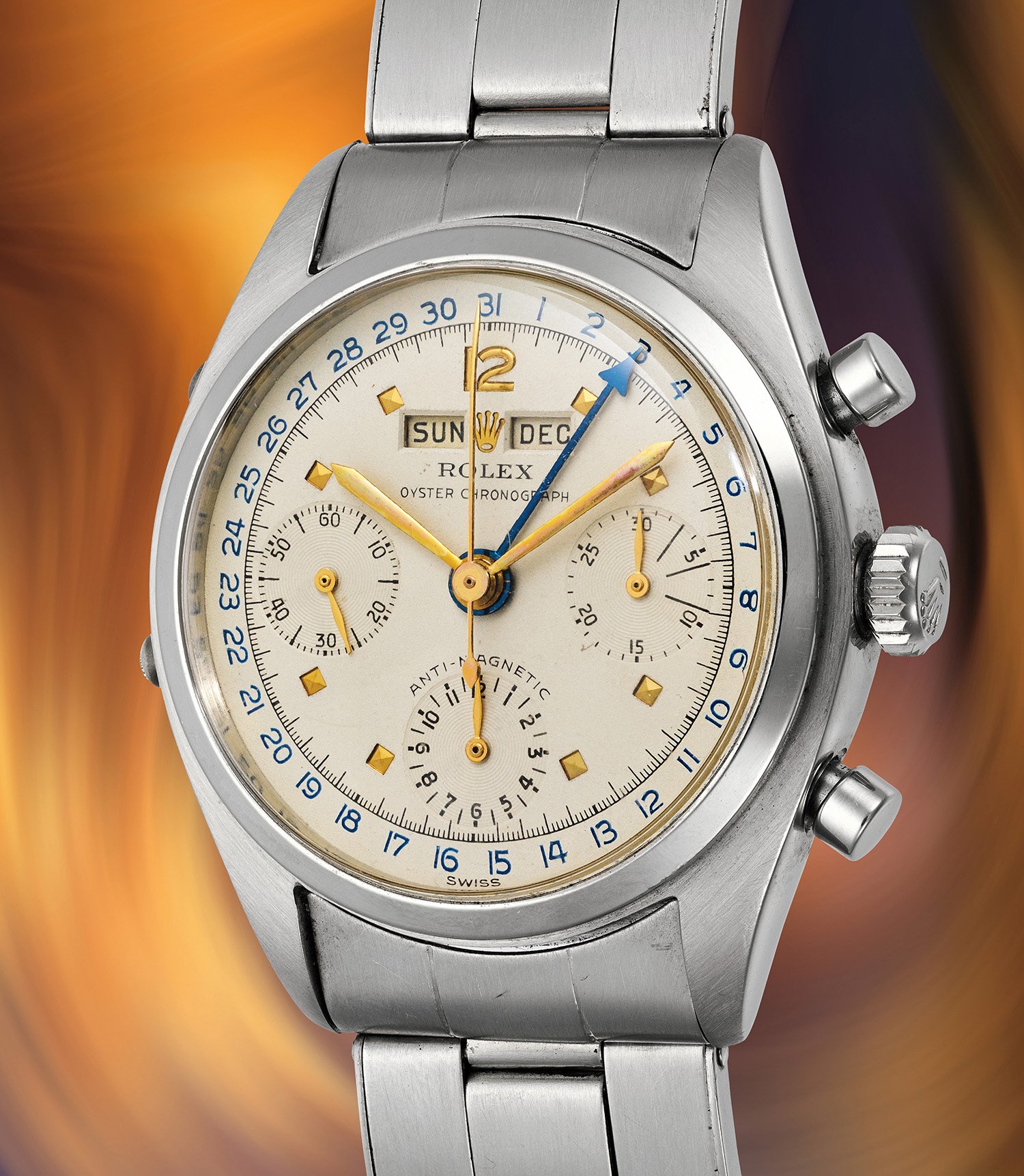 LOT 103 | ROLEX, Ref. 6036 Dato-Compax Jean-Claude Killy “Family of the Original Owner”