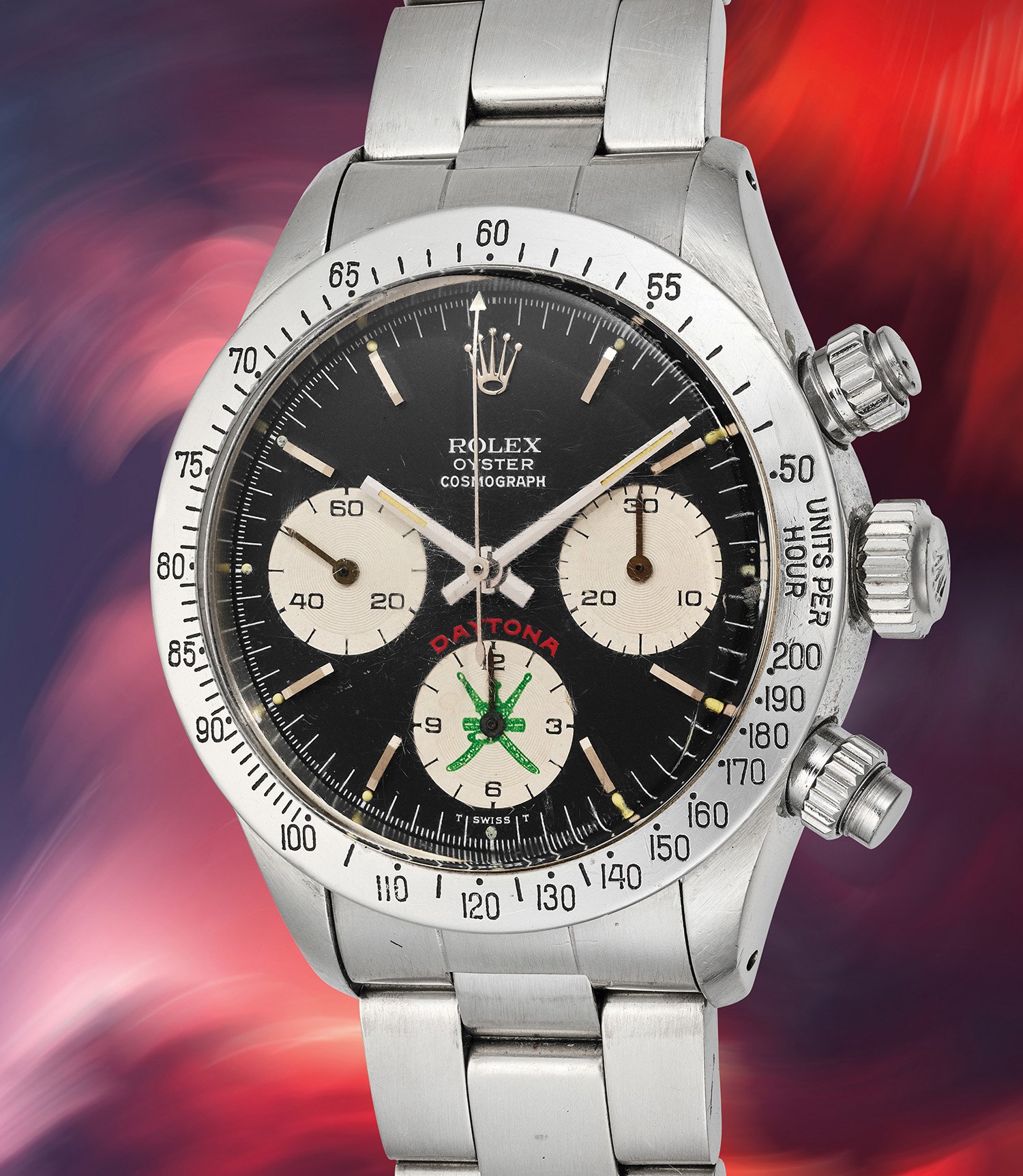 LOT 77 | ROLEX, Ref. 6265 Cosmograph Daytona “Khanjar, Family of the Original Owner”
