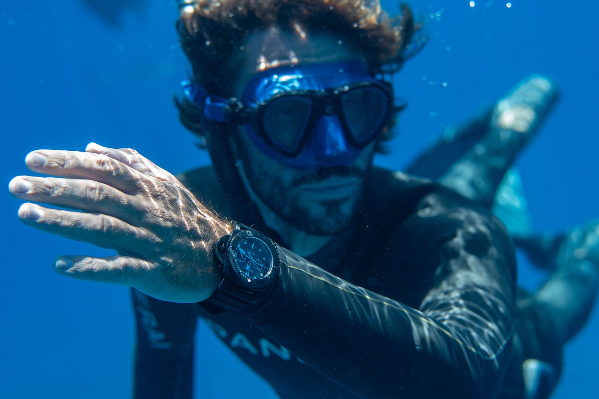 Panerai Experience dive with Guillaume N ry and Panerai