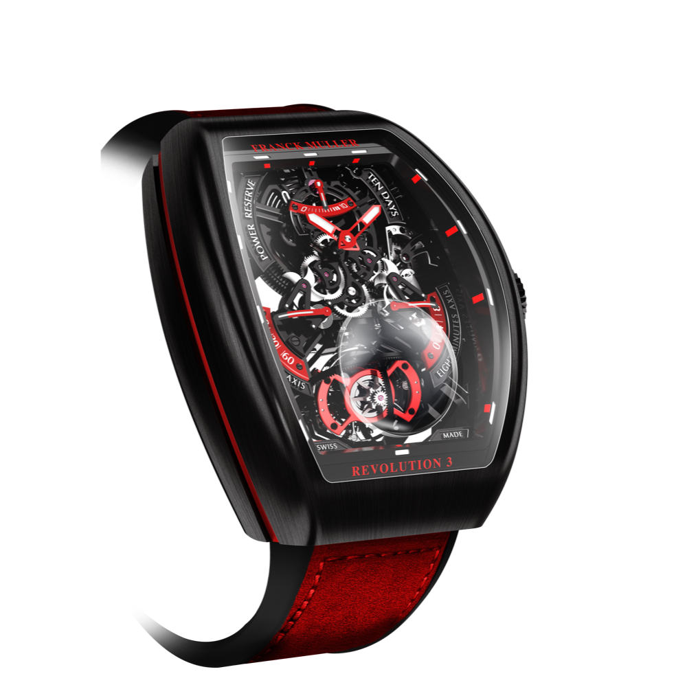 Franck Muller Vanguard Revolution 3 Skeleton Watch I Love