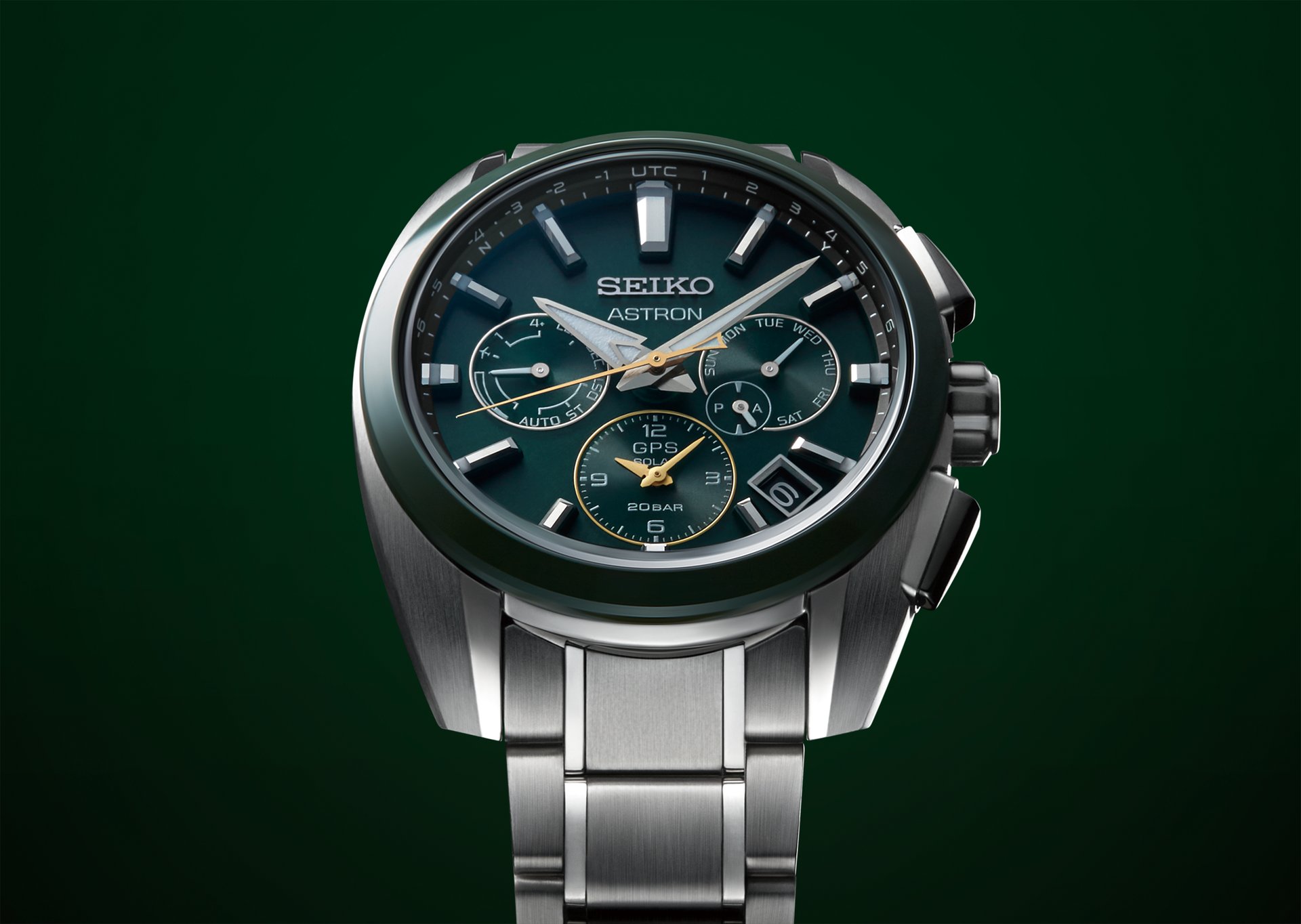 Kære Formand efterligne Seiko Astron GPS Solar 5X53 Dual-Time Sport Titanium - Watch I Love