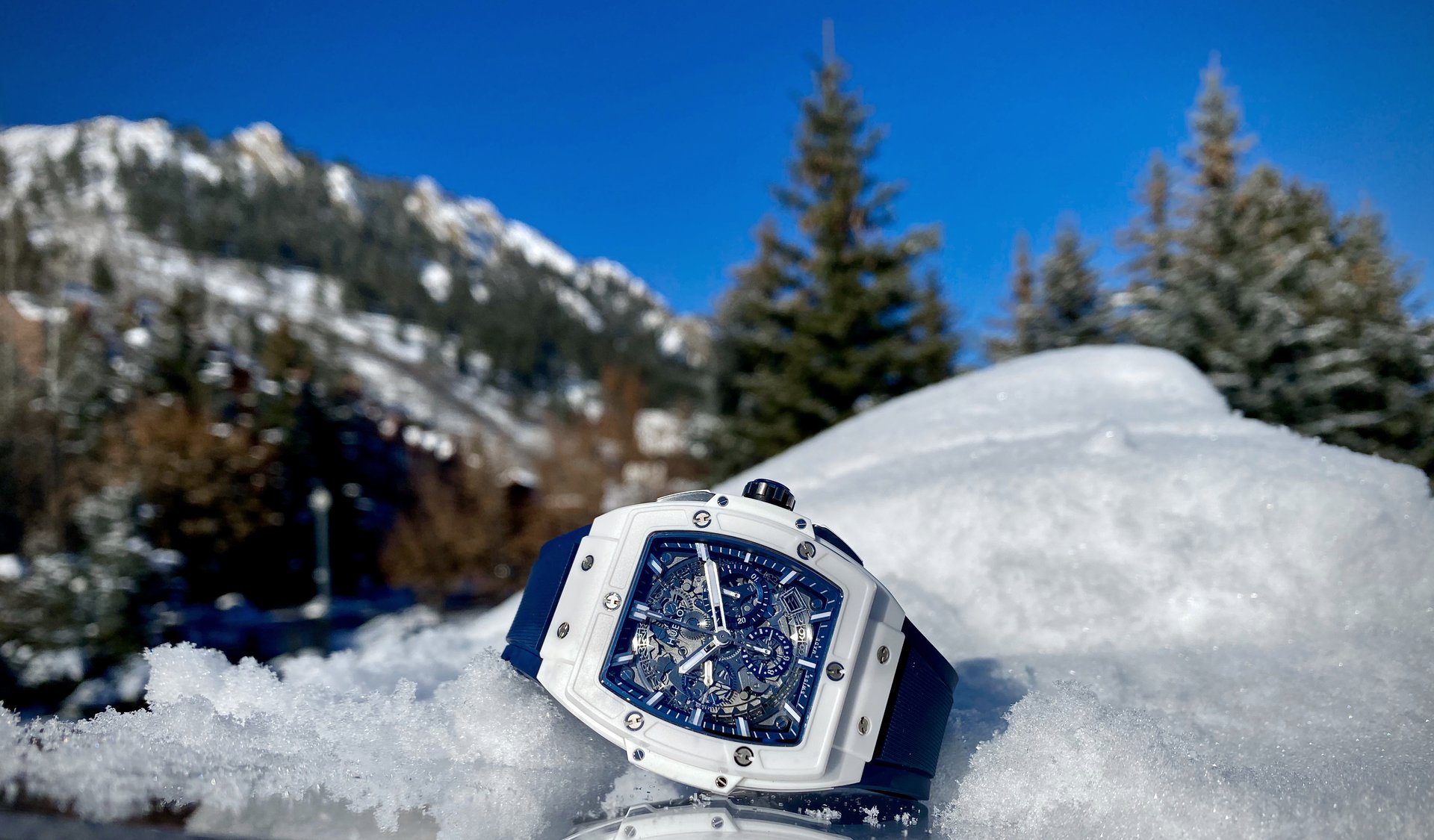 Hublot spirit of best sale big bang white ceramic