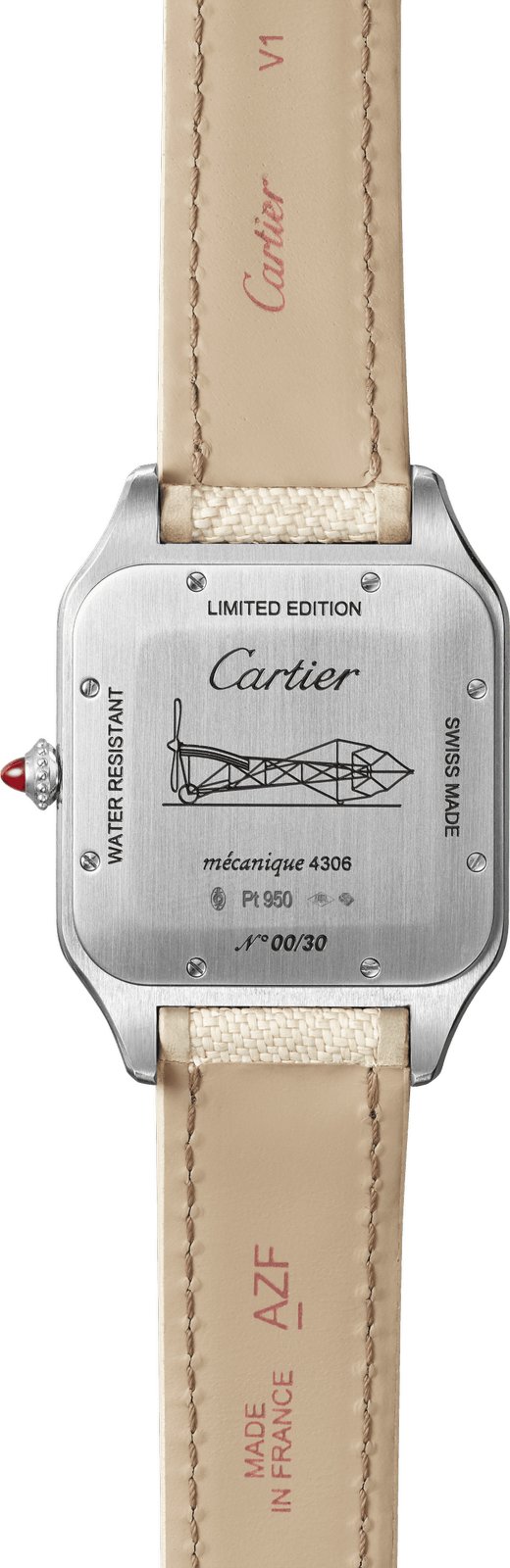 cartier engraving watch