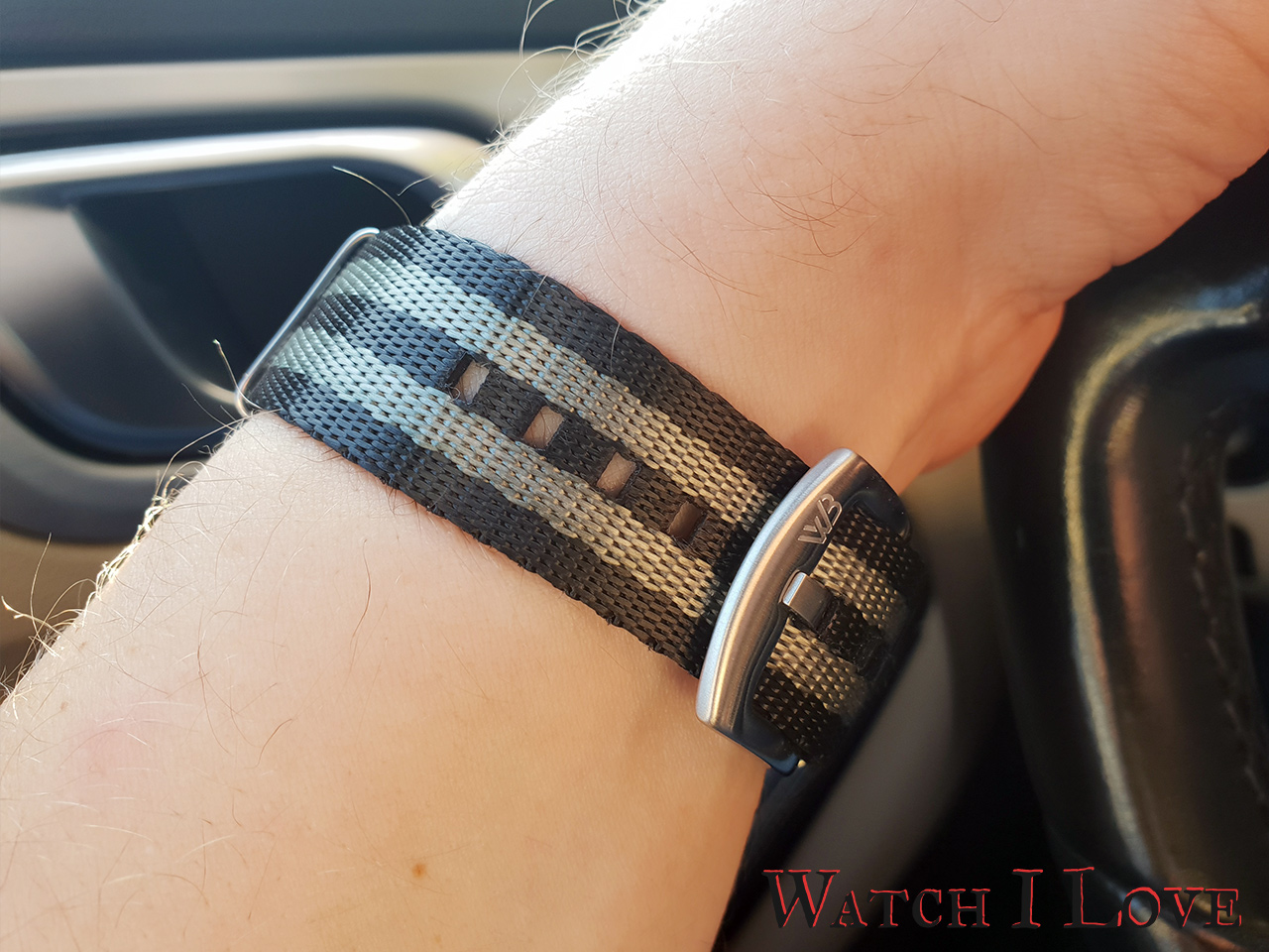 Ribbed Nato Strap Grey WB Original - Watch Bands - WatchBandit