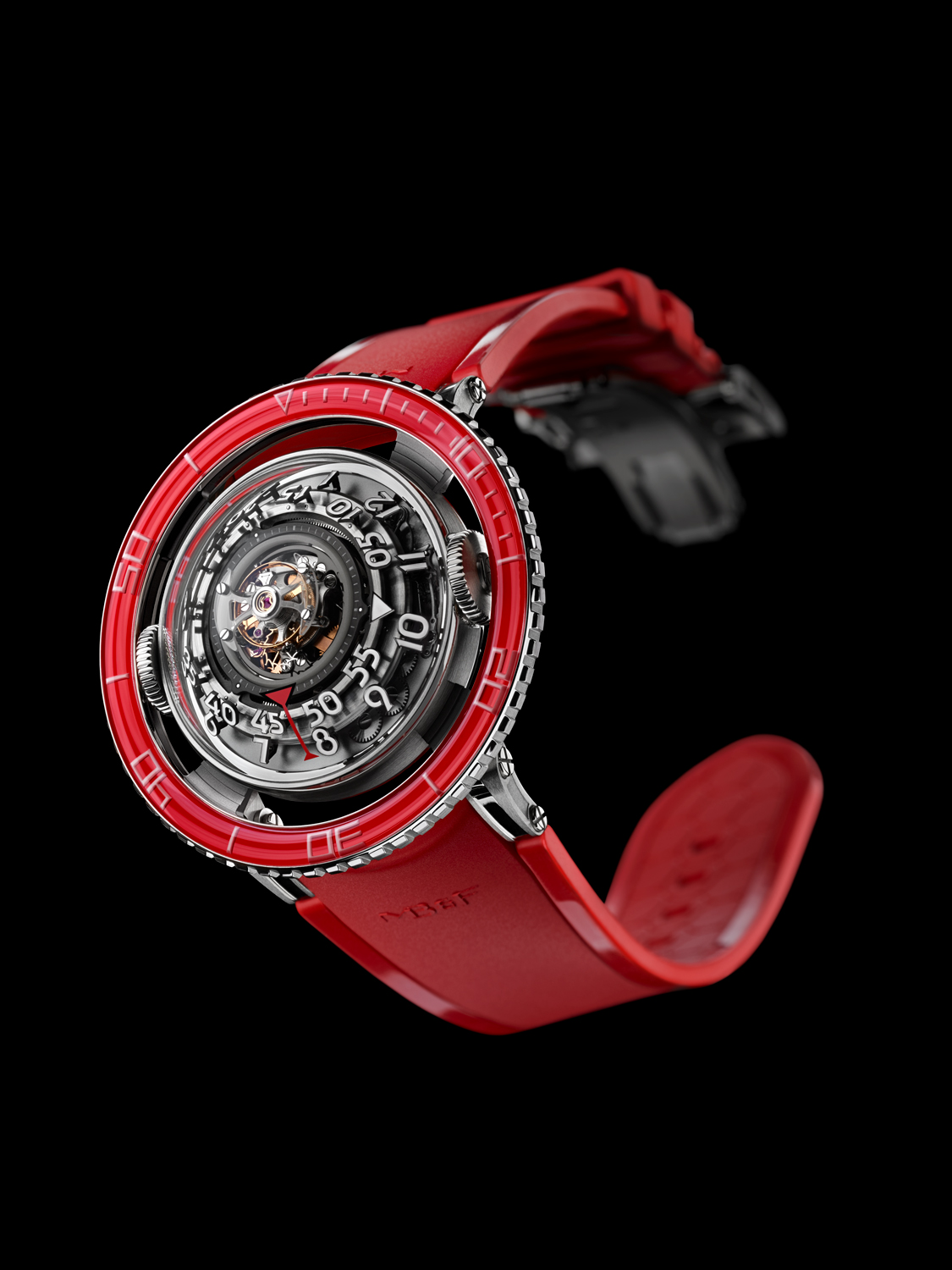 MB&F Horological Machine N°7 Platinum Red