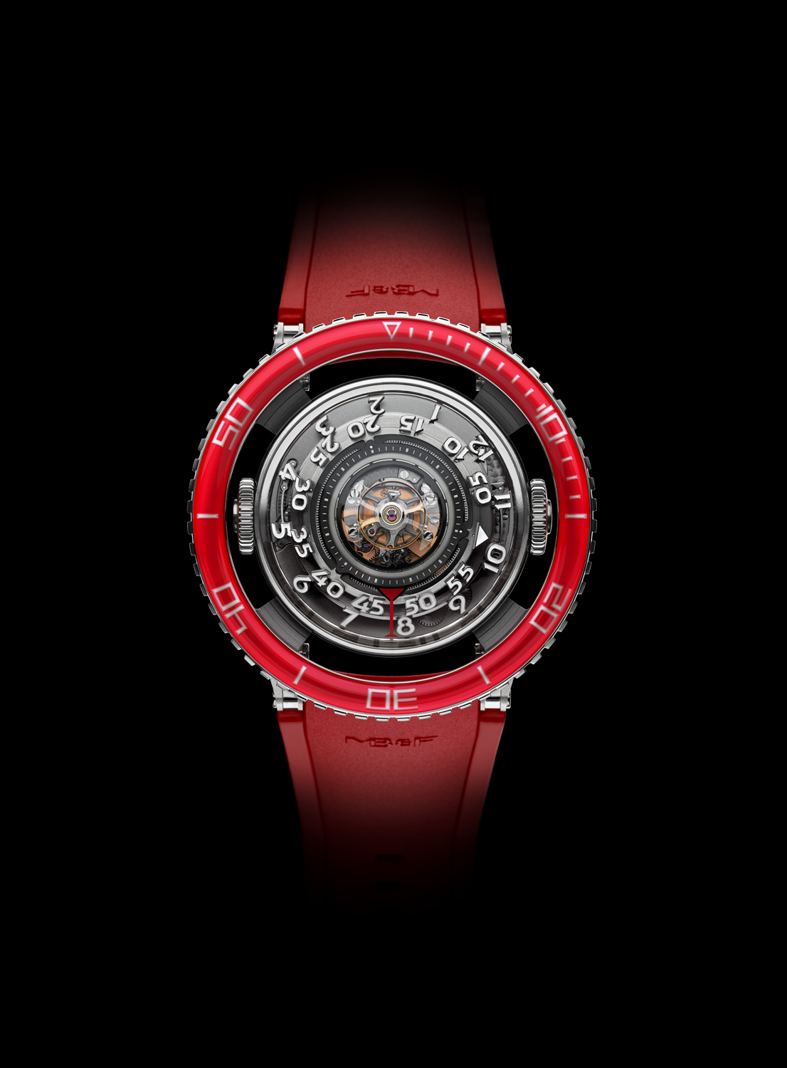 MB&F Horological Machine N°7 Platinum Red