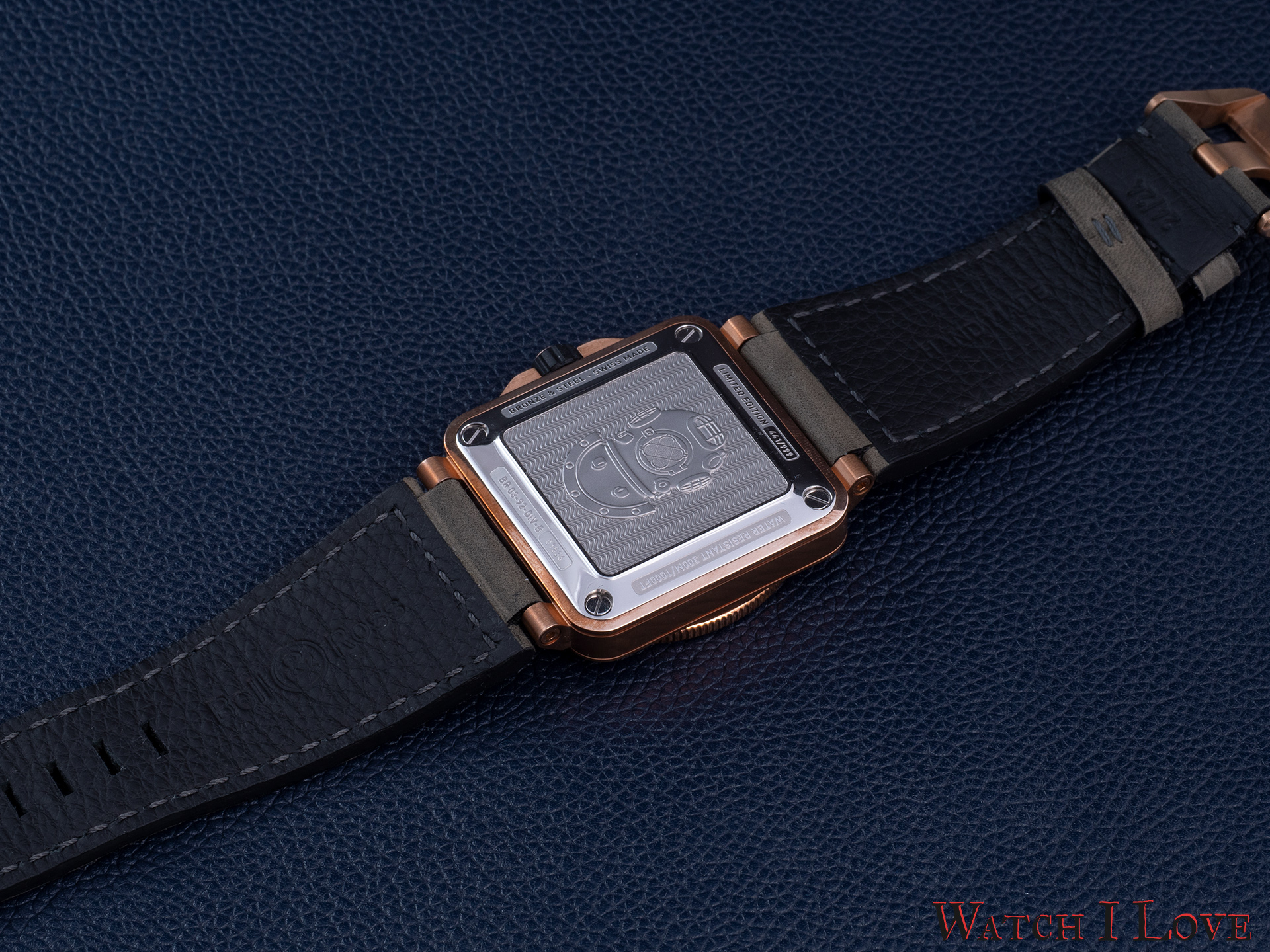 Stainless steel case back