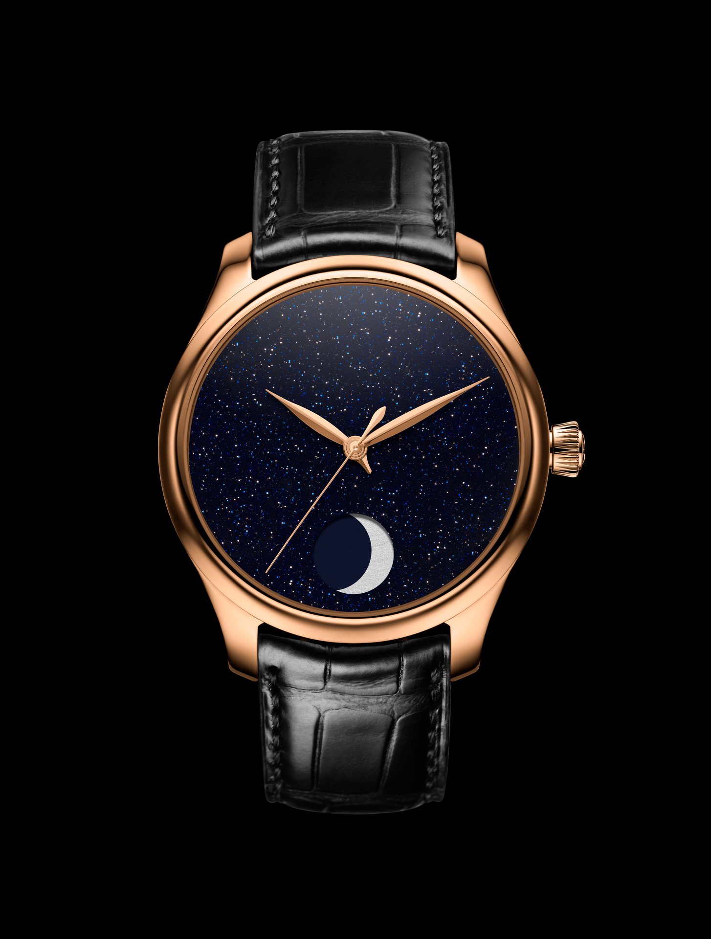 H. Moser & Cie. Endeavour Perpetual Moon Concept Aventurine - Watch I Love