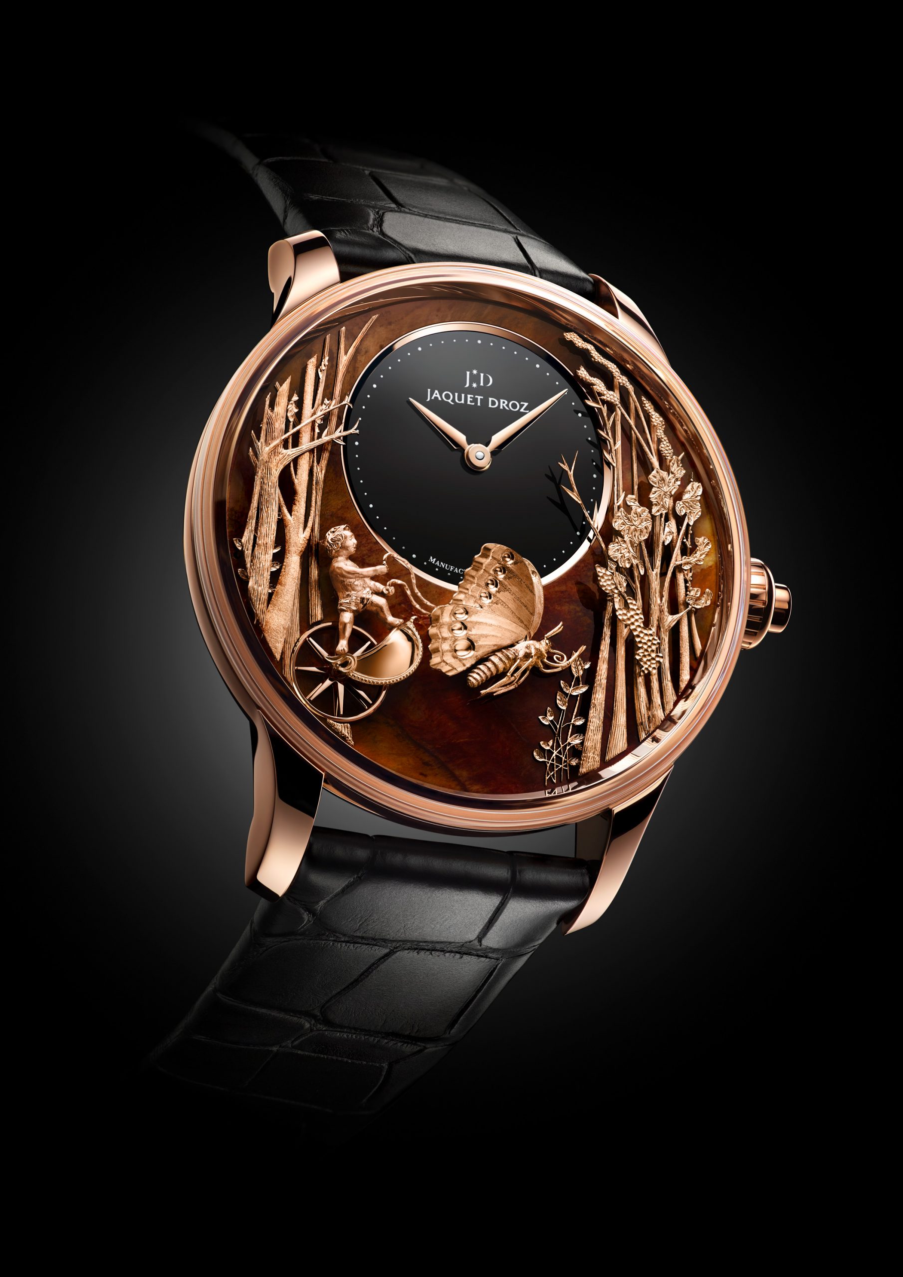 Jaquet Droz Loving Butterfly Automaton - Jaquet Droz gives its Loving ...
