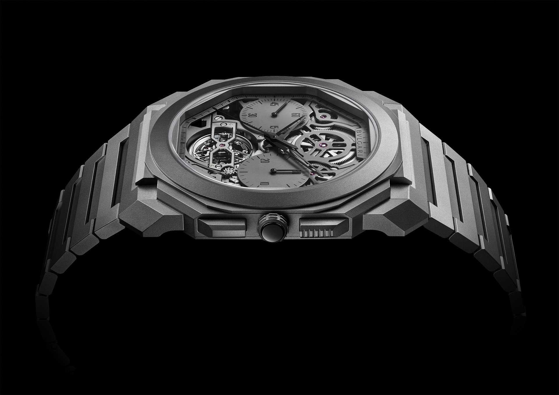 Octo Shape Watch The sixth world record in six years Octo Finissimo Tourbillon ...