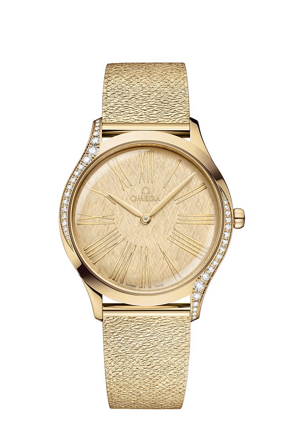 An OMEGA Trésor in Gold With a New Mesh Bracelet - Watch I Love