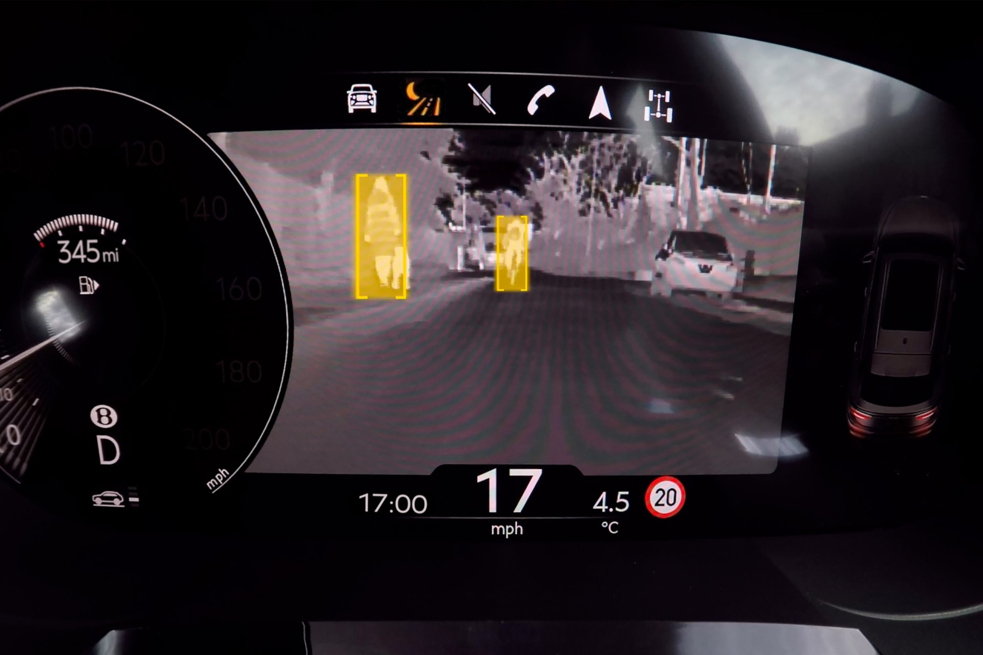 Bentley Night Vision Finding Rudolph - Watch I Love