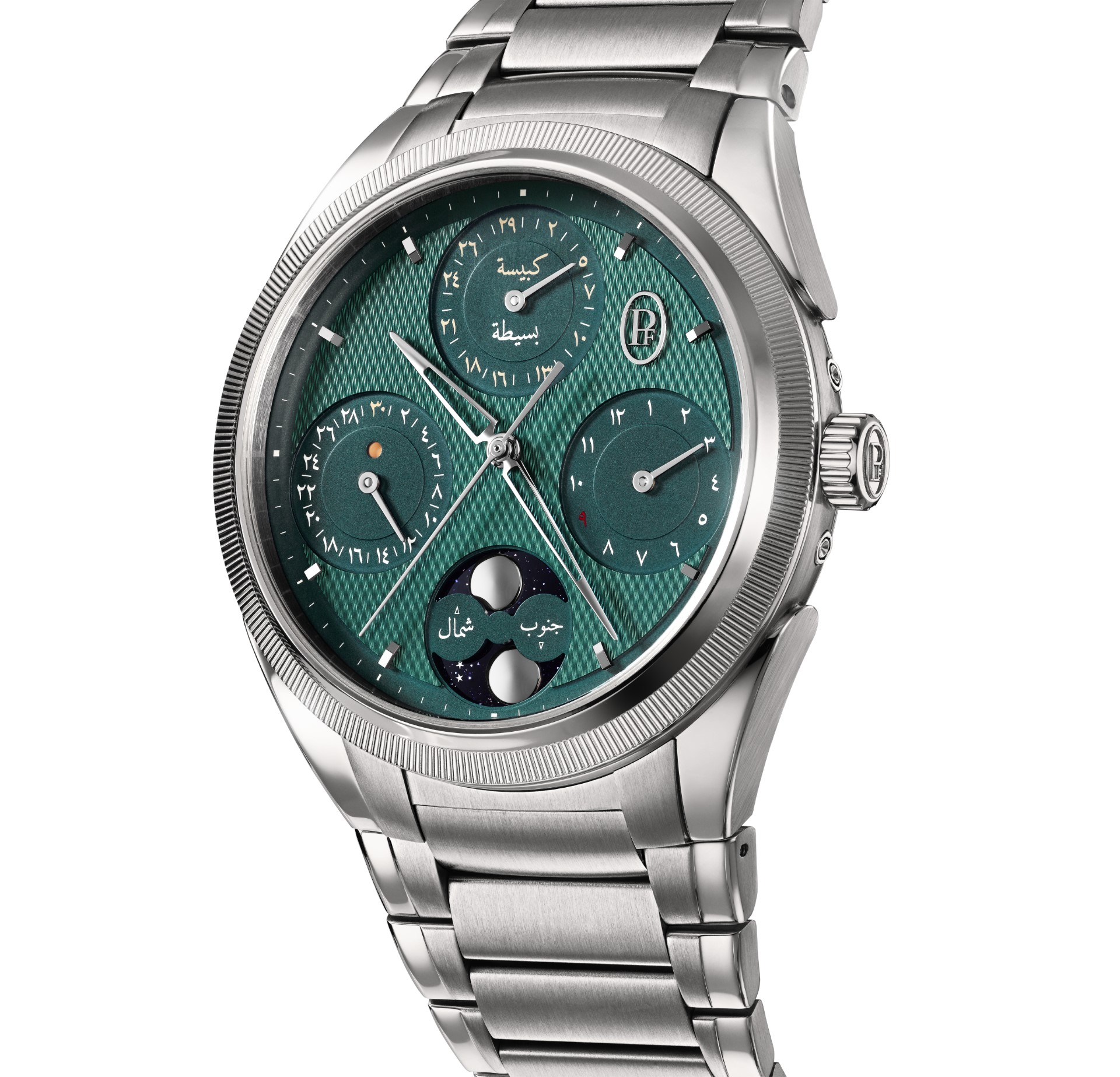 Discover the Tonda PF Hijri Perpetual Calendar Viridian Green