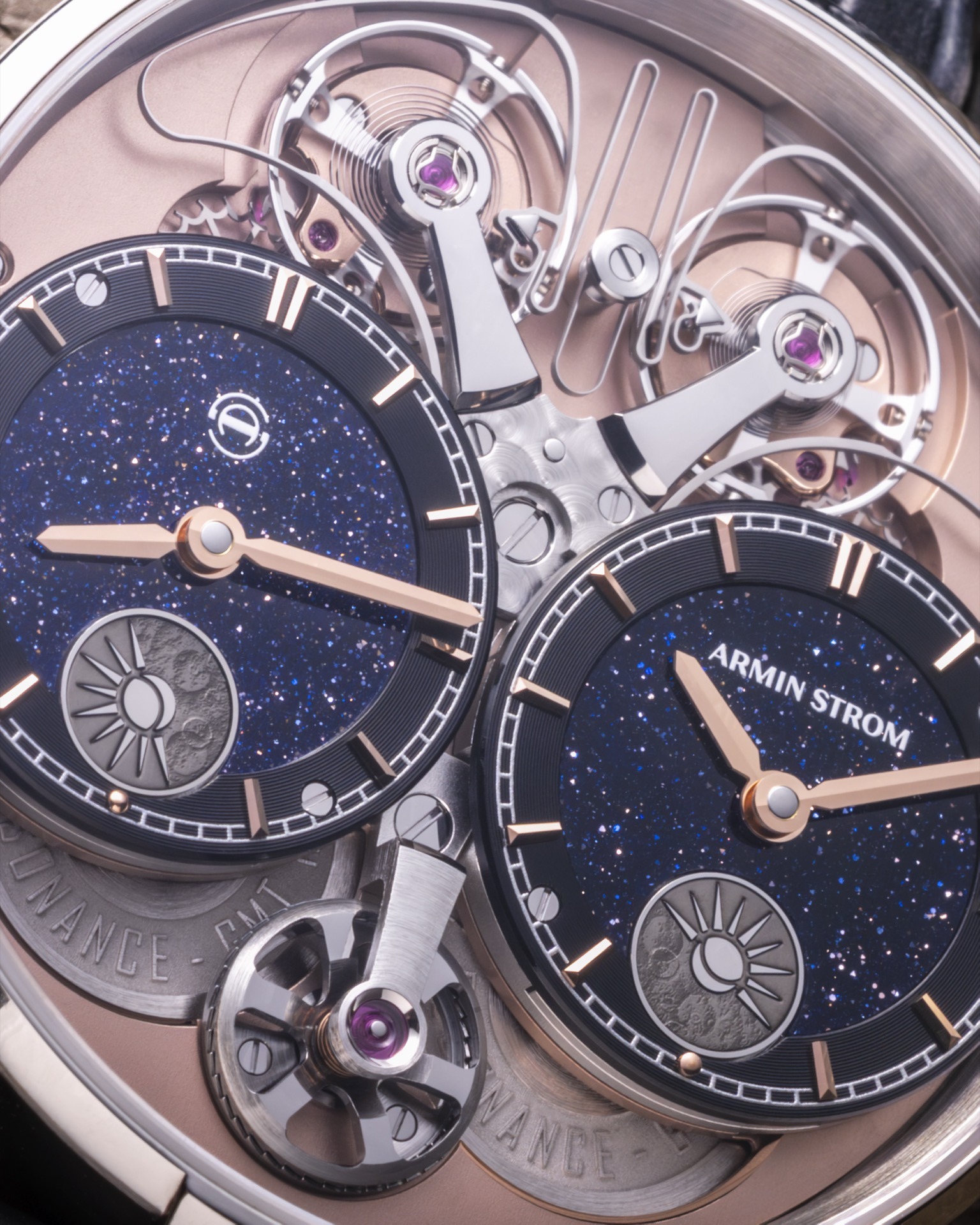 Armin Strom Dual Time GMT Resonance Aventurine