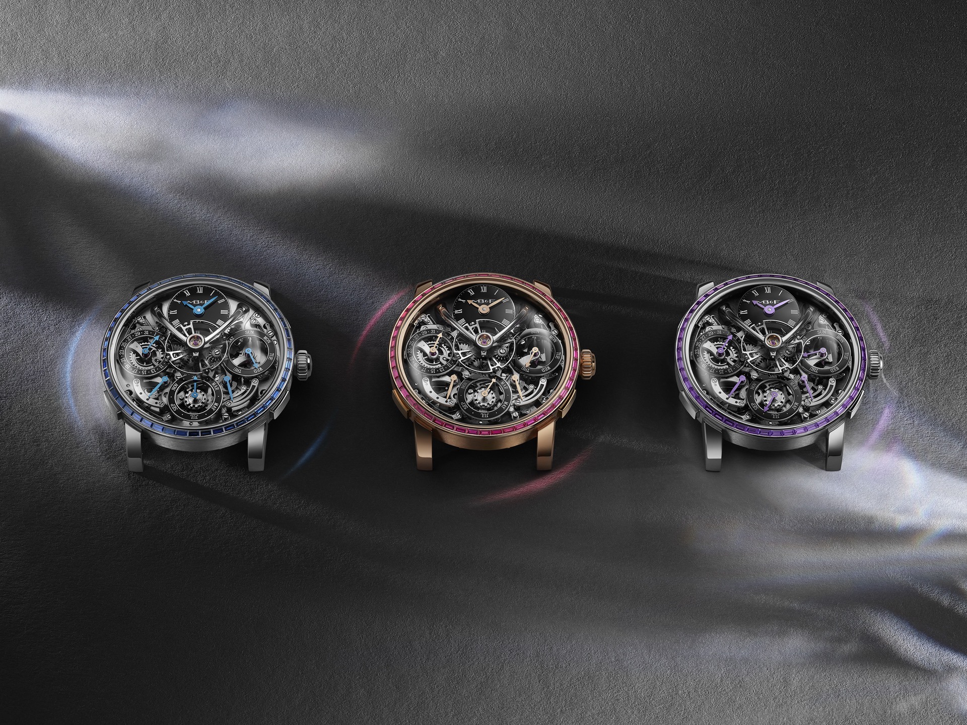 MB&F LM Perpetual Chromatic Editions (3 gem-set)